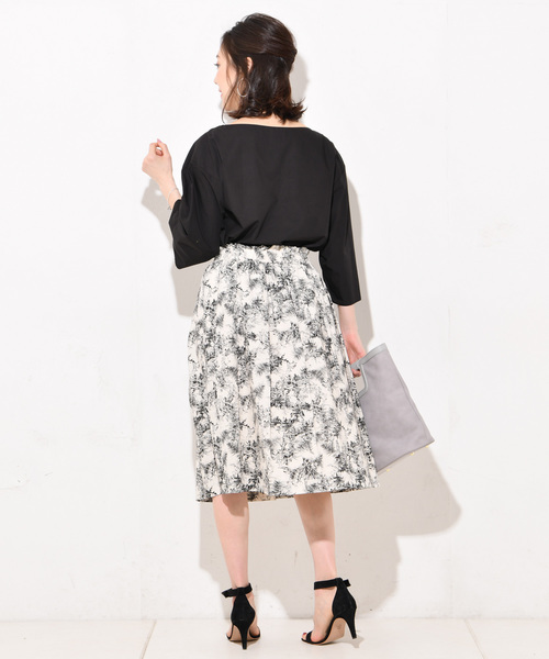 RIVE DROITE（リヴドロワ）の「ギャザー袖ブラウス（シャツ/ブラウス・レディース・オフホワイト/レッド/ブラック・FREE）」の8枚目の写真