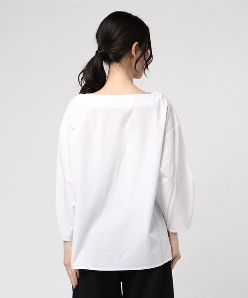 RIVE DROITE（リヴドロワ）の「ギャザー袖ブラウス（シャツ/ブラウス・レディース・オフホワイト/レッド/ブラック・FREE）」の5枚目の写真