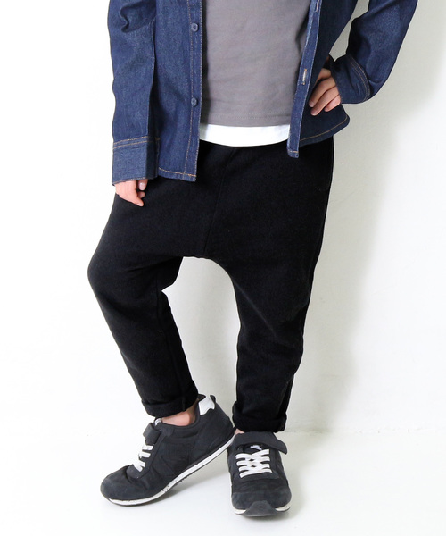 devirock（デビロック）の「裏毛スウェットサルエルパンツ スウェットパンツ（その他パンツ・キッズ・その他1/その他2/その他3/その他4/その他5/その他6/その他7/その他8/その他9/その他10/その他11/その他12/その他13/その他14/その他15/その他16/その他17/その他18/その他19/その他20/その他21・80ｃｍ/90cm/95cm/100cm/110cm/120cm/130cm/140cm/150cm/160cm）」の2枚目の写真