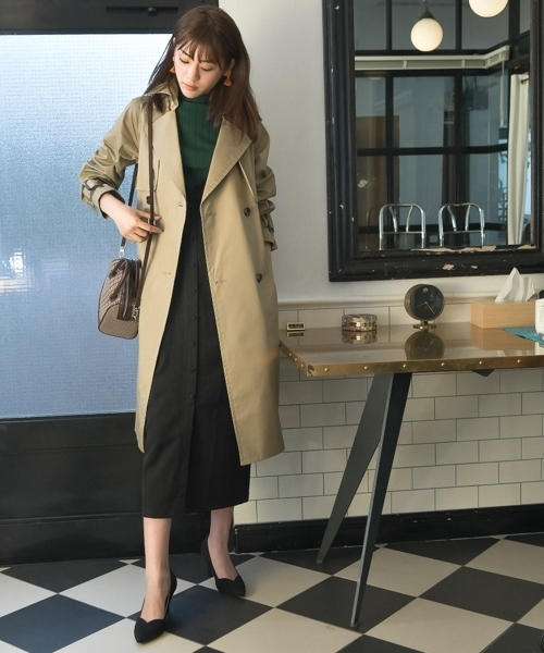 Andemiu（アンデミュウ）の「ライナーツキトレンチコート811353（トレンチコート・レディース・その他/ベージュ・SMALL/MEDIUM）」の3枚目の写真