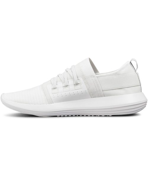 UNDER ARMOUR（アンダーアーマー）の「メンズライフスタイルシューズ / ヴァイブ（スニーカー・メンズ・ホワイト/ブラック×ホワイト・26.5/27.5/26.0/27.0/28.0）」の4枚目の写真