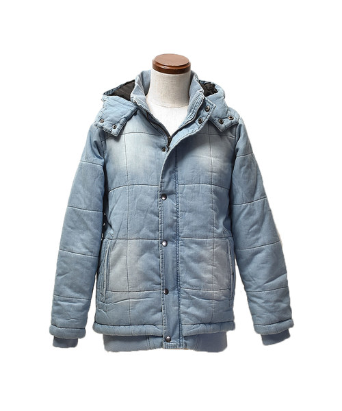 MinoriTY（マイノリティ）の「中綿ジャケット/メルトン中綿ブルゾン（ダウンジャケット/コート・メンズ・ブラック/ネイビー/グレー/レッド/サックスブルー/インディゴブルー/キャメル・S/M/L/XL）」の21枚目の写真