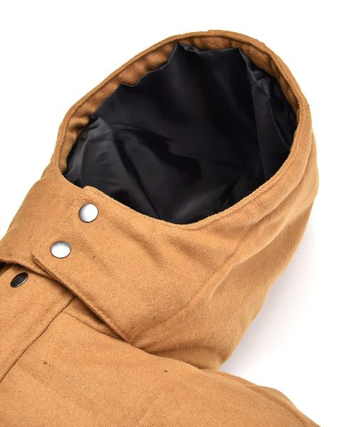 MinoriTY（マイノリティ）の「中綿ジャケット/メルトン中綿ブルゾン（ダウンジャケット/コート・メンズ・ブラック/ネイビー/グレー/レッド/サックスブルー/インディゴブルー/キャメル・S/M/L/XL）」の12枚目の写真