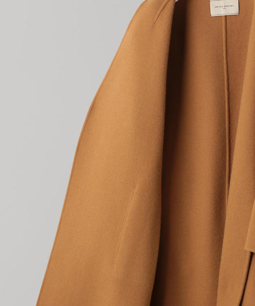 ユナイテッドアローズ UBCB リバー Vノーカラー コート ロングコート UNITED ARROWS（ユナイテッドアローズ）の「UBCB リバー Vノー