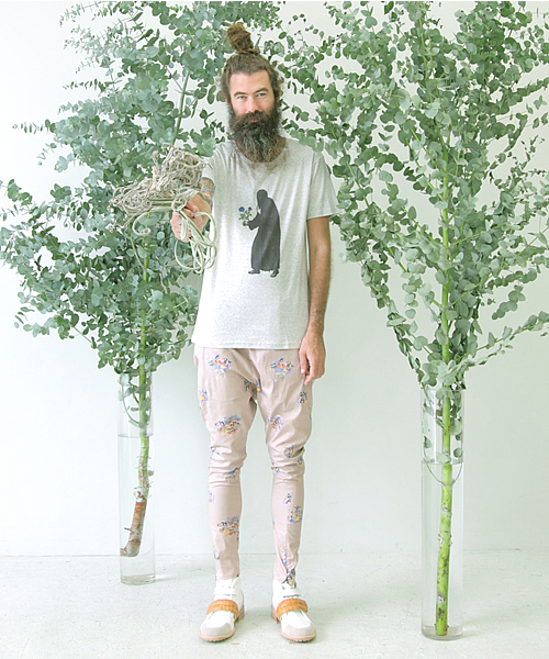 STOF（ストフ）の「異文化のリラックスサルエルパンツ　◆（その他パンツ・メンズ・ブラック/ベージュ・SMALL/MEDIUM）」の4枚目の写真