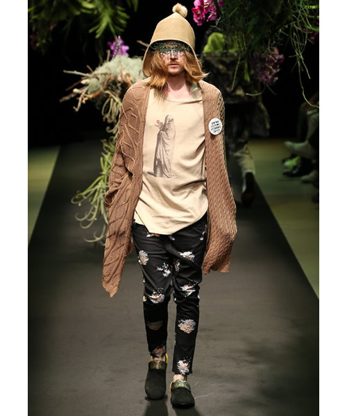 STOF（ストフ）の「異文化のリラックスサルエルパンツ　◆（その他パンツ・メンズ・ブラック/ベージュ・SMALL/MEDIUM）」の5枚目の写真