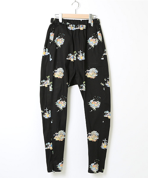 STOF（ストフ）の「異文化のリラックスサルエルパンツ　◆（その他パンツ・メンズ・ブラック/ベージュ・SMALL/MEDIUM）」の9枚目の写真