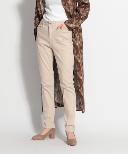 niko and...(ニコアンド)の「ストレッチハイウエストスリムパンツ(その他パンツ・レディース・ブラック/ネイビー/ベージュ/カーキ・LARGE/X-SMALL/SMALL/MEDIUM)」の3枚目の写真