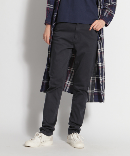 niko and...(ニコアンド)の「ストレッチハイウエストスリムパンツ(その他パンツ・レディース・ブラック/ネイビー/ベージュ/カーキ・LARGE/X-SMALL/SMALL/MEDIUM)」の1枚目の写真