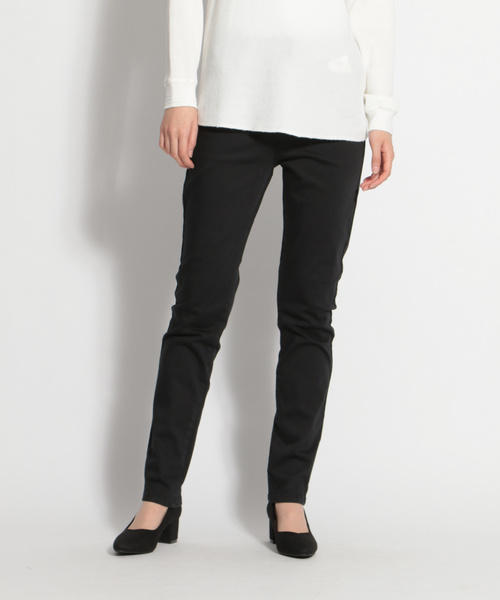 niko and...(ニコアンド)の「ストレッチハイウエストスリムパンツ(その他パンツ・レディース・ブラック/ネイビー/ベージュ/カーキ・LARGE/X-SMALL/SMALL/MEDIUM)」の2枚目の写真