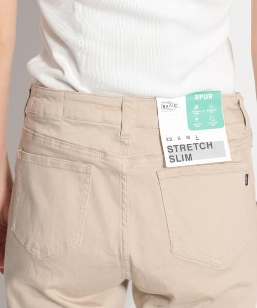 niko and...(ニコアンド)の「ストレッチハイウエストスリムパンツ(その他パンツ・レディース・ブラック/ネイビー/ベージュ/カーキ・LARGE/X-SMALL/SMALL/MEDIUM)」の13枚目の写真