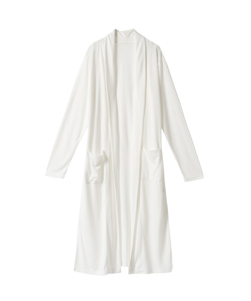 夢展望(ユメテンボウ)の「UVカット機能付きサイドスリットロング丈カーディガン(カーディガン/ボレロ・レディース・ピンク系その他/モカ/グレー/ネイビー/オフホワイト/ブラック/ベージュ・MEDIUM/LARGE)」の17枚目の写真