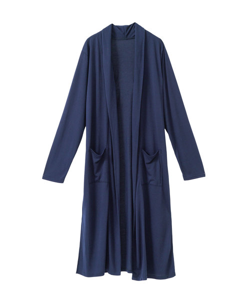 夢展望(ユメテンボウ)の「UVカット機能付きサイドスリットロング丈カーディガン(カーディガン/ボレロ・レディース・ピンク系その他/モカ/グレー/ネイビー/オフホワイト/ブラック/ベージュ・MEDIUM/LARGE)」の22枚目の写真