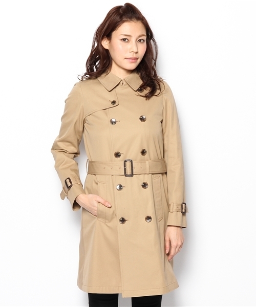 Ray BEAMS（レイビームス）の「○Ray BEAMS / コットン トレンチコート（トレンチコート・レディース・ブラウン系その他/ネイビー・0/1）」の18枚目の写真