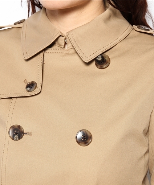 Ray BEAMS（レイビームス）の「○Ray BEAMS / コットン トレンチコート（トレンチコート・レディース・ブラウン系その他/ネイビー・0/1）」の9枚目の写真