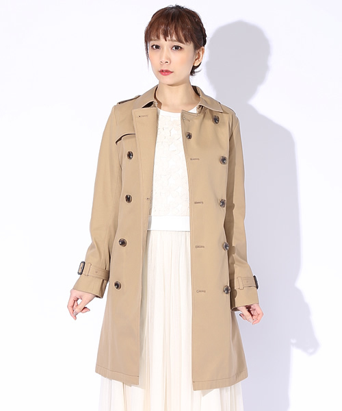 Ray BEAMS（レイビームス）の「○Ray BEAMS / コットン トレンチコート（トレンチコート・レディース・ブラウン系その他/ネイビー・0/1）」の20枚目の写真