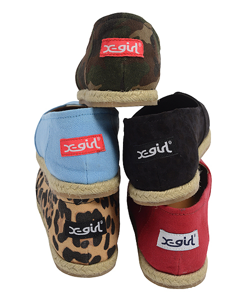 X-girl（エックスガール）の「BETTY（その他シューズ・レディース・カモフラージュ/ブラック/ベージュ/レッド/ライトブルー・SMALL/MEDIUM/LARGE）」の7枚目の写真