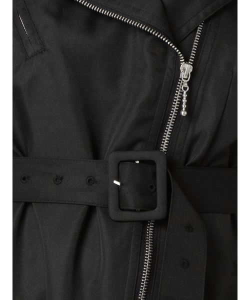 jouetie(ジュエティ)の「ハーフスリーブライダースワンピース(ワンピース・レディース・その他1/その他2/ベージュ/ブラック/オレンジ・MEDIUM)」の22枚目の写真