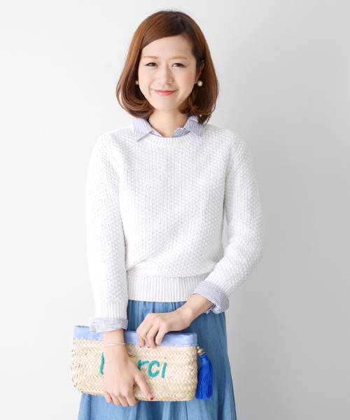 URBAN RESEARCH DOORS WOMENS（アーバンリサーチ ドアーズ ウィメンズ）の「DOORS　コットンシャツ（シャツ/ブラウス・レディース・ホワイト/ブラック系その他/ピンク系その他/ストライプ・ONE SIZE）」の9枚目の写真