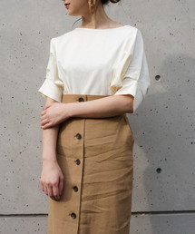 ボリュームスリーブカットソー