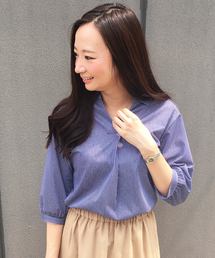 Petit Honfleur | 【COOLER TOUCHシリーズ】スキッパーシャツ(シャツ/ブラウス)