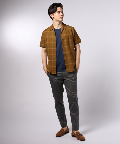 EDIFICE（エディフィス）の「シルケットテンジク クルーネック Tシャツ（Tシャツ/カットソー・メンズ・ホワイト/ブラック/ブラウン系その他/ブルー系その他・SMALL/MEDIUM/LARGE/X-LARGE）」の10枚目の写真