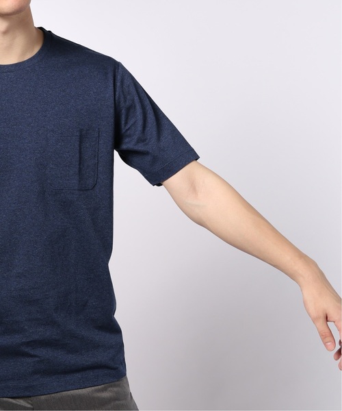 EDIFICE（エディフィス）の「シルケットテンジク クルーネック Tシャツ（Tシャツ/カットソー・メンズ・ホワイト/ブラック/ブラウン系その他/ブルー系その他・SMALL/MEDIUM/LARGE/X-LARGE）」の18枚目の写真