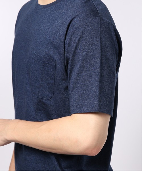 EDIFICE（エディフィス）の「シルケットテンジク クルーネック Tシャツ（Tシャツ/カットソー・メンズ・ホワイト/ブラック/ブラウン系その他/ブルー系その他・SMALL/MEDIUM/LARGE/X-LARGE）」の9枚目の写真