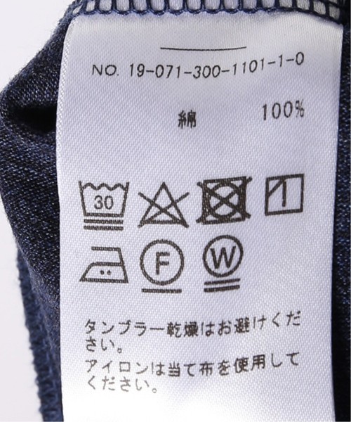 EDIFICE（エディフィス）の「シルケットテンジク クルーネック Tシャツ（Tシャツ/カットソー・メンズ・ホワイト/ブラック/ブラウン系その他/ブルー系その他・SMALL/MEDIUM/LARGE/X-LARGE）」の6枚目の写真