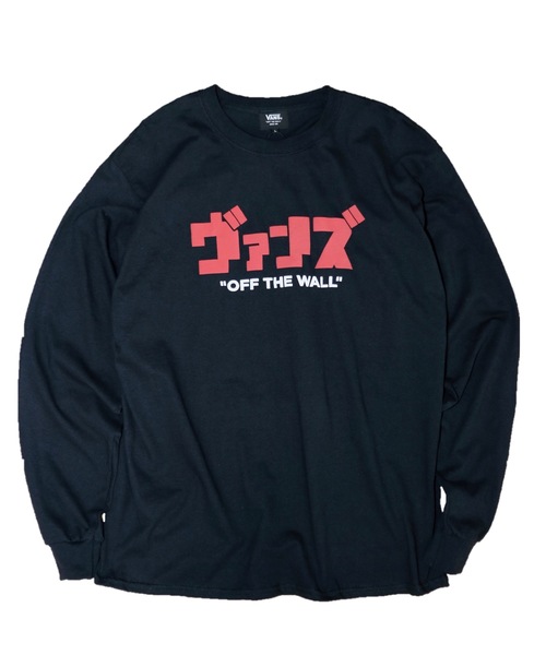VANS(バンズ)の「VANS/ヴァンズ KANA VANS LS TEE.(Tシャツ/カットソー)」|ブラック