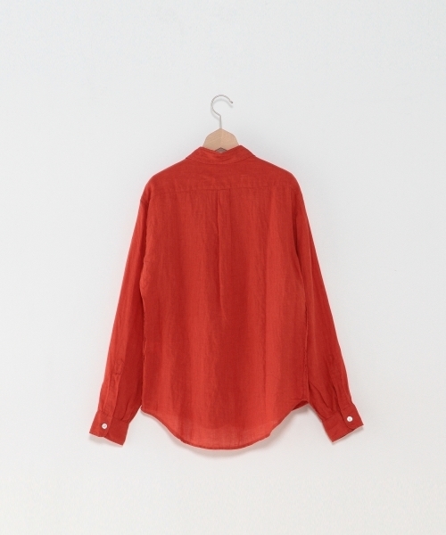 BEAUTY&YOUTH UNITED ARROWS(ビューティーアンドユースユナイテッドアローズ)の「<steven alan>FOGGY LINEN RV/SM REG/シャツ◆(シャツ/ブラウス・メンズ・ネイビー/オリーブ/ブラック/レッド・SMALL/MEDIUM/X-LARGE/LARGE)」の6枚目の写真