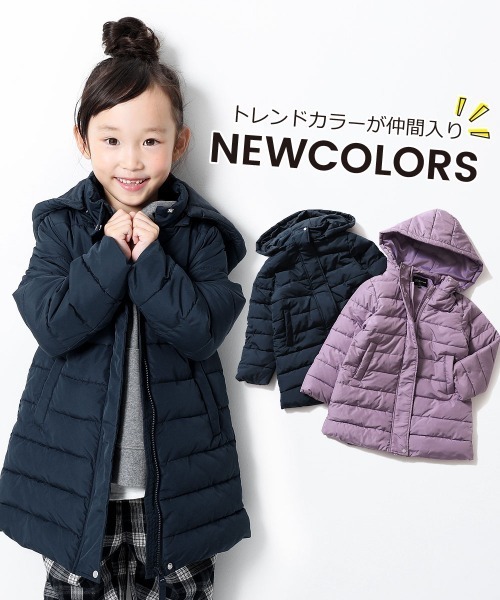 devirock(デビロック)の「ガールズ中綿コート(その他アウター・キッズ・ネイビー/チャコール/ラベンダー・110cm/100cm/120cm/130cm/140cm/150cm/160cm)」の13枚目の写真