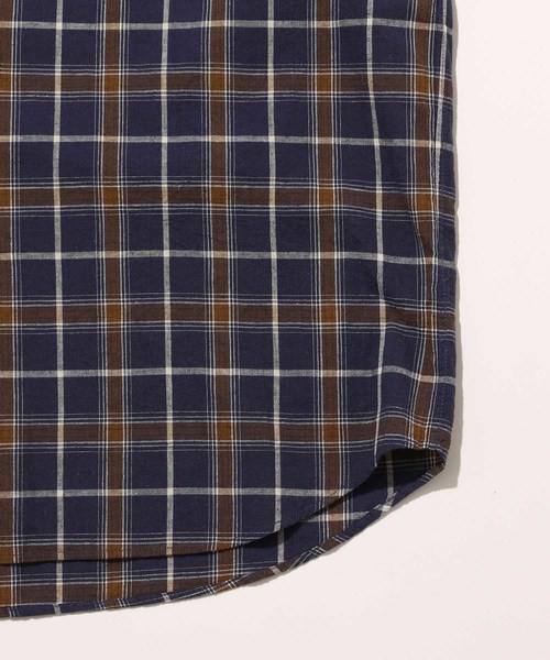 ADAM ET ROPE'(アダムエロペ)の「オーバーサイズ チェックシャツ(シャツ/ブラウス・メンズ・オレンジ/ブルー系その他/ベージュ系その他2・M/L)」の11枚目の写真