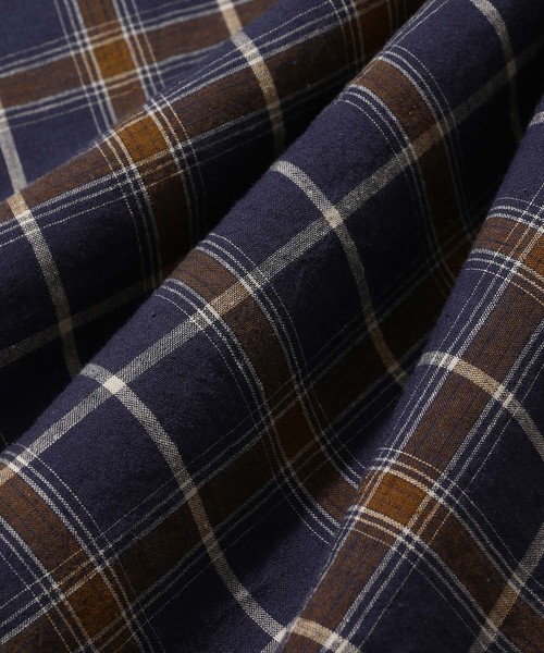 ADAM ET ROPE'(アダムエロペ)の「オーバーサイズ チェックシャツ(シャツ/ブラウス・メンズ・オレンジ/ブルー系その他/ベージュ系その他2・M/L)」の12枚目の写真