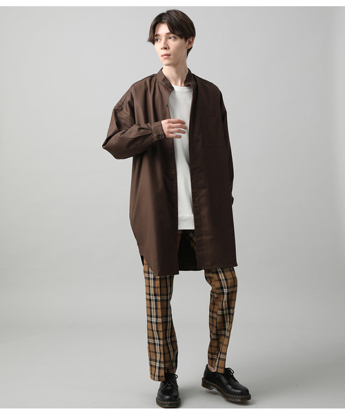JUNRED(ジュンレッド)の「ブリティッシュタータンチェックフレアスラックス(その他パンツ・メンズ・チャコールグレー/ベージュ・S/M/L)」の6枚目の写真