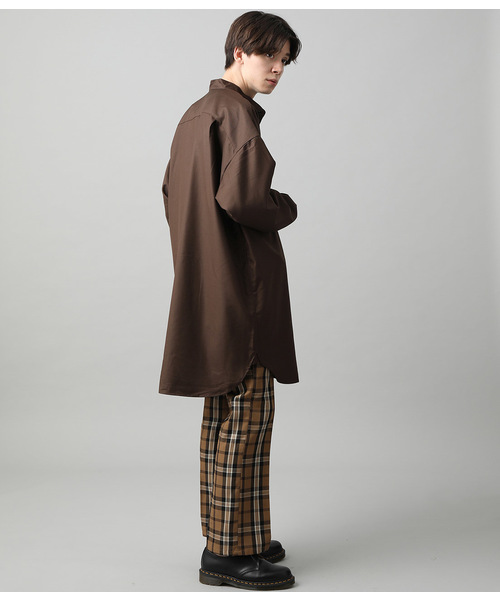 JUNRED(ジュンレッド)の「ブリティッシュタータンチェックフレアスラックス(その他パンツ・メンズ・チャコールグレー/ベージュ・S/M/L)」の13枚目の写真