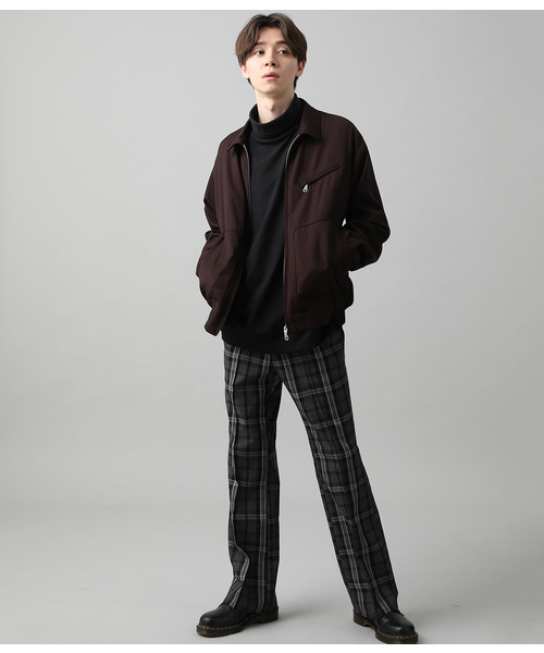 JUNRED(ジュンレッド)の「ブリティッシュタータンチェックフレアスラックス(その他パンツ・メンズ・チャコールグレー/ベージュ・S/M/L)」の15枚目の写真