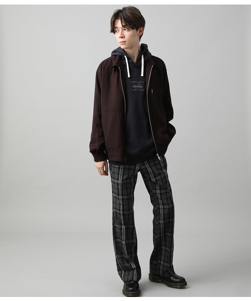 JUNRED(ジュンレッド)の「ブリティッシュタータンチェックフレアスラックス(その他パンツ・メンズ・チャコールグレー/ベージュ・S/M/L)」の4枚目の写真