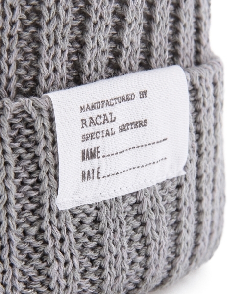 BEAUTY&YOUTH UNITED ARROWS(ビューティーアンドユースユナイテッドアローズ)の「<Racal> 2×2 RIB KNIT CAP/ニット帽(ニットキャップ/ビーニー・メンズ・ブラック/グレー/ネイビー/ベージュ/ワインレッド/イエロー・ONESIZE)」の9枚目の写真