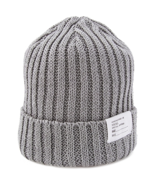 BEAUTY&YOUTH UNITED ARROWS(ビューティーアンドユースユナイテッドアローズ)の「<Racal> 2×2 RIB KNIT CAP/ニット帽(ニットキャップ/ビーニー・メンズ・ブラック/グレー/ネイビー/ベージュ/ワインレッド/イエロー・ONESIZE)」の7枚目の写真