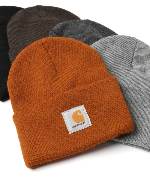 Carhartt（カーハート）の「【CARHARTT/カーハート】Acrylic Watch Hat/アクリルウォッチハット（ニットキャップ/ビーニー・メンズ・ホワイト/ブラック/ダークグリーン/ネイビー/ブラウン/グレー/ライム/オレンジ/ボルドー/ヘザーチャコール/ブラック×ホワイト/ブラウン系その他/ダークブラウン・FREE）」の13枚目の写真