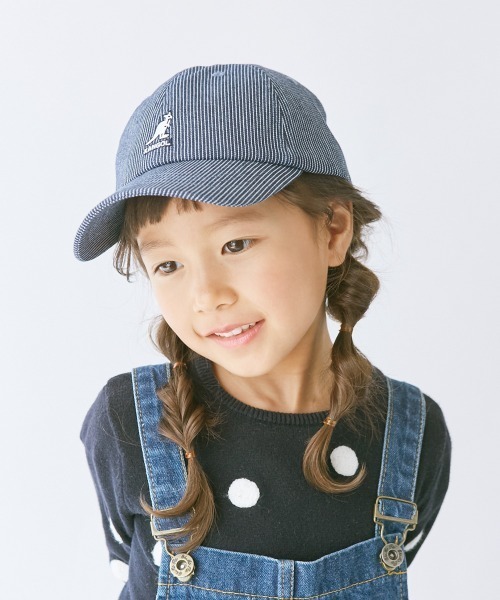 KANGOL(カンゴール)の「【KANGOL】Kids Washed Baseball / 【カンゴール】キッズ ウォッシュド ベースボールキャップ(キャップ・キッズ・ブルー系その他/ブラック/ネイビー/レッド/ホワイト/ベージュ・MEDIUM/LARGE/SMALL)」の11枚目の写真