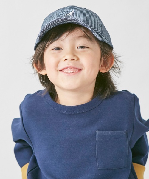KANGOL(カンゴール)の「【KANGOL】Kids Washed Baseball / 【カンゴール】キッズ ウォッシュド ベースボールキャップ(キャップ・キッズ・ブルー系その他/ブラック/ネイビー/レッド/ホワイト/ベージュ・MEDIUM/LARGE/SMALL)」の12枚目の写真