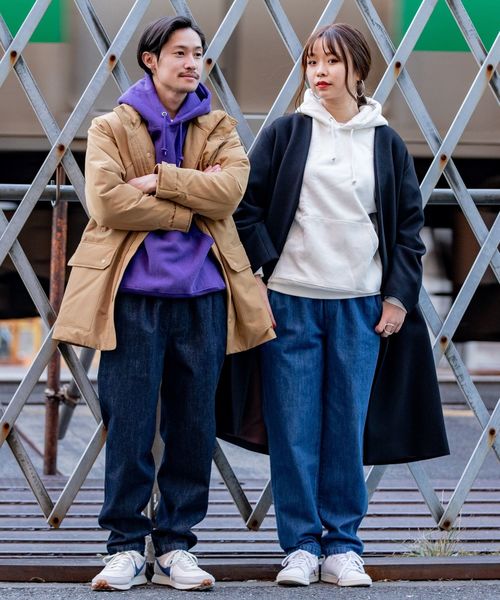 MACOBER(マコバ)の「【Begin3月号掲載】SU: SHIPS 別注 MACOBER シェフ パンツ デニム(デニムパンツ・メンズ・ネイビー/ロイヤルブルー・M/L)」の2枚目の写真
