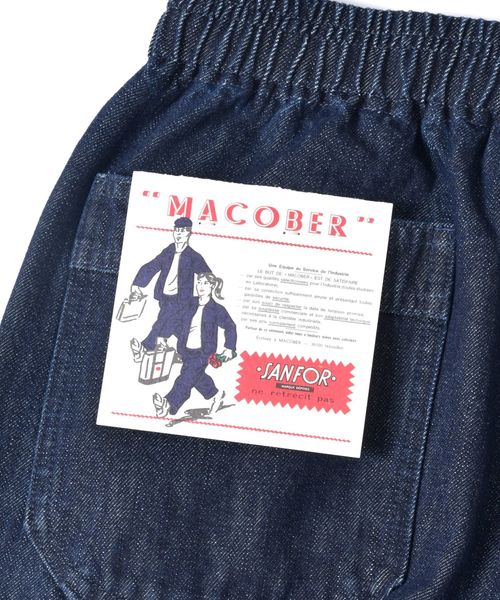 MACOBER(マコバ)の「【Begin3月号掲載】SU: SHIPS 別注 MACOBER シェフ パンツ デニム(デニムパンツ・メンズ・ネイビー/ロイヤルブルー・M/L)」の9枚目の写真