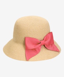 milsa（ミルサ）の「【ﾐﾙｻ】MK Washable Bd Ribbon Cape/洗えるUVカットハット　サイズ展開（ハット）」