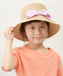 milsa（ミルサ）の「【ﾐﾙｻ】MK Washable Bd Ribbon Cape/洗えるUVカットハット　サイズ展開（ハット）」