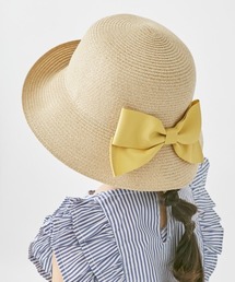 milsa（ミルサ）の「【ﾐﾙｻ】MK Washable Bd Ribbon Cape/洗えるUVカットハット　サイズ展開（ハット）」