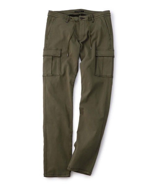 MEN'S BIGI(メンズビギ)の「ハイパワーストレッチ ヘリンボーンカーゴパンツ(カーゴパンツ・メンズ・ベージュ/カーキ・04/02/03/01)」の14枚目の写真