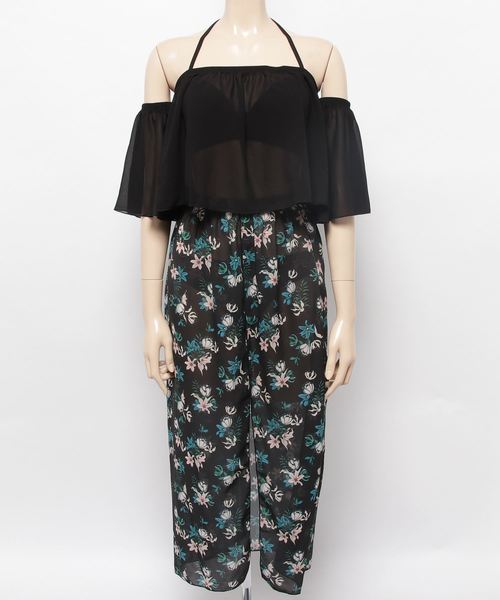 ワンピース水着カバーアップセット スカートタイプ レース レースレディース Lace Ladies カバーアップ スカート付きビキニ